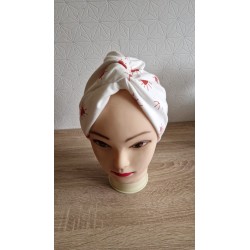 Turban femme « cœur  »